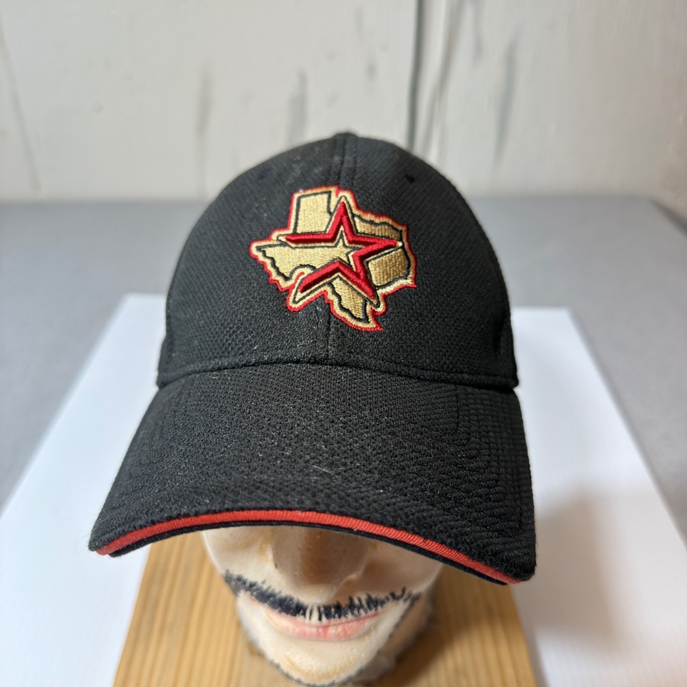 MLB Houston Astros Baseball Cap Unisex OS Black Good Texas Star Logo Hat - Picture 2 of 11